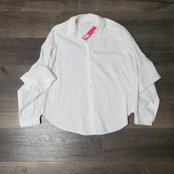 SOLD! Lilly Pulitzer Natalia Shirt - Picture 4 of 4